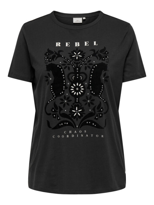 ONLY CARMAKOMA CARMIKO LIFE SS REG TEE JRS