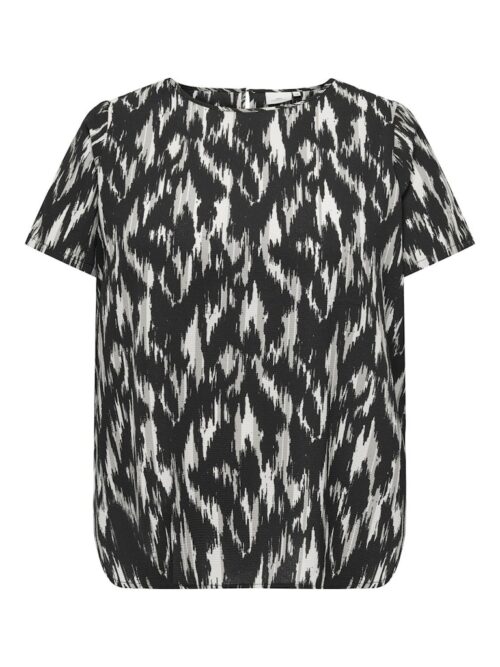 ONLY CARMAKOMA CARVICA LIFE SS TOP WVN NOOS
