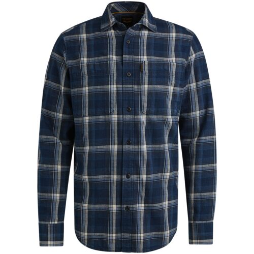 PME Long Sleeve Shirt Indigo Yd Check