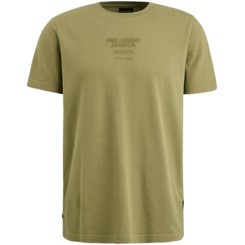 PME Short sleeve r-neck textured