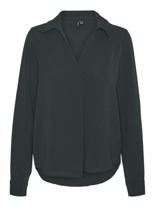 Vero Moda VMALVA L/S COLLAR TOP WVN GA