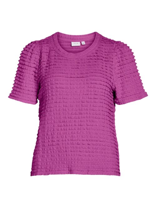 VILA VILOGAN OPEN O-NECK S/S TOP/S