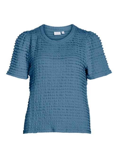 VILA VILOGAN OPEN O-NECK S/S TOP/S
