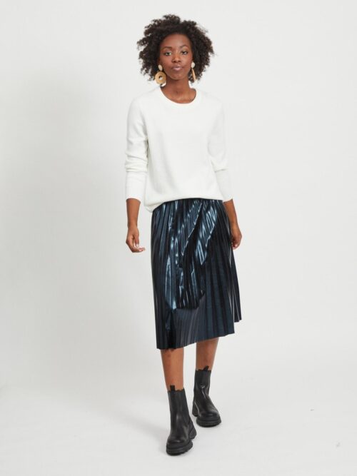 VILA VIRIL O-NECK L/S  KNIT TOP -