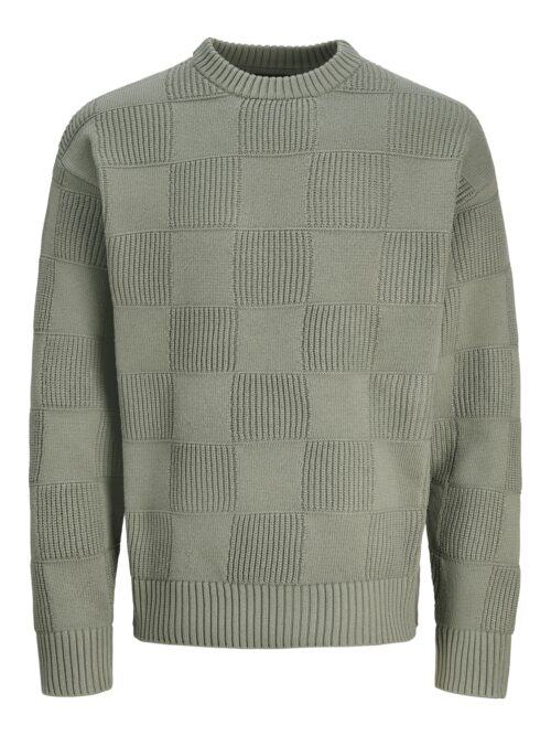 JACK & JONES JPRBLAPEETO PATTERN KNIT CREW NECK
