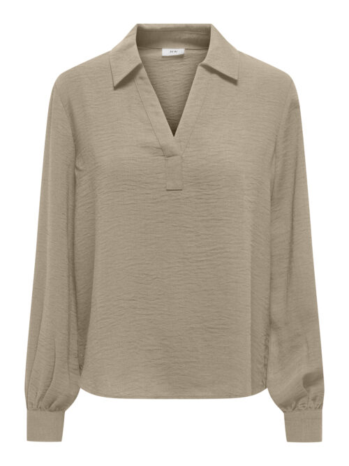 JDY JDYDIVYA LIFE L/S COLLAR TOP WVN DI