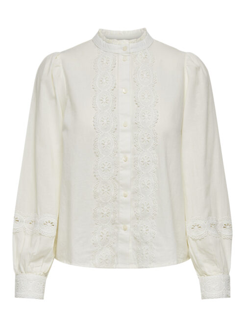 JDY JDYFLO L/S LACE SHIRT WVN