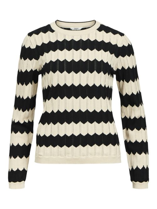 Object OBJEBBA L/S RE KNIT PULLOVER NOOS