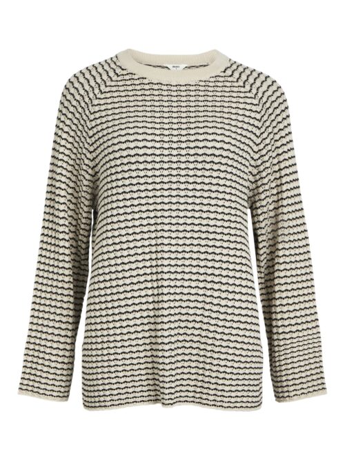Object OBJESTER L/S KNIT PATTERN TOP NOOS