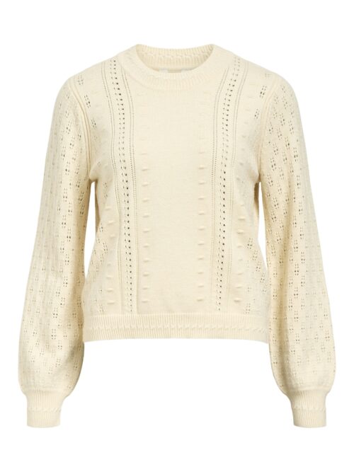 Object OBJINGE L/S RE O-NECK KNIT NOOS