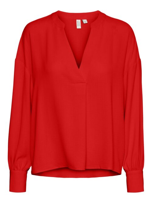 Vero Moda VMVALERIE L/S V-NECK TOP WVN BTQ GA