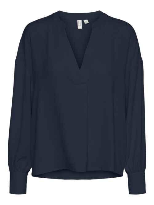 Vero Moda VMVALERIE L/S V-NECK TOP WVN BTQ GA