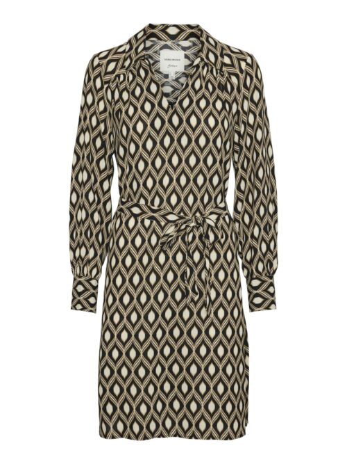 Vero Moda VMVARIA L/S V-NECK ABK DRESS WVN BT