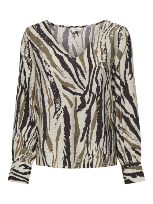 JDY JDYTROYA LIFE L/S LONG TOP WVN DIA