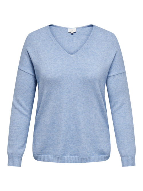 ONLY CARMAKOMA CARMARGARETA LS PULLOVER KNT NOOS