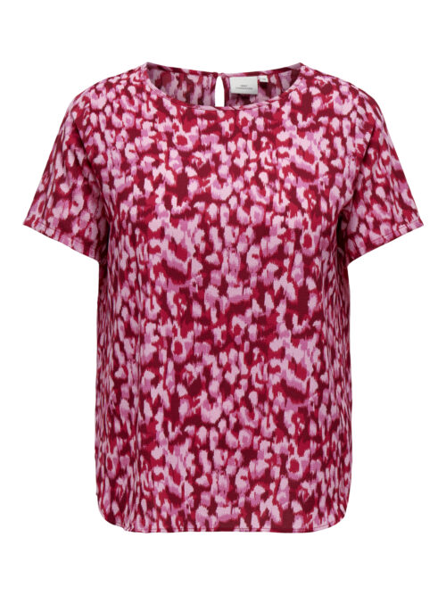 ONLY CARMAKOMA CARVICA LIFE SS TOP WVN NOOS