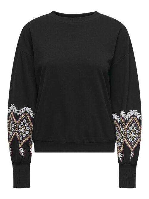 only ONLBROOKE L/S O-NECK PRINT SWT
