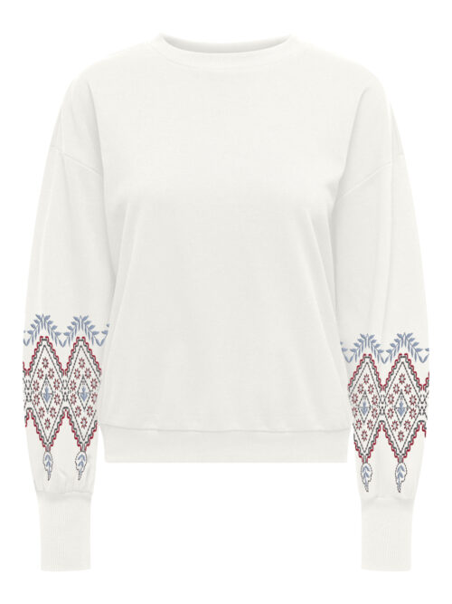only ONLBROOKE L/S O-NECK PRINT SWT