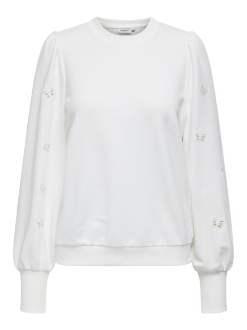 only ONLFEMME L/S PUFF EMBROIDERY UB SWT