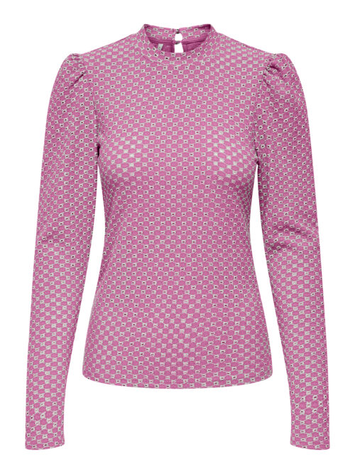only ONLGENNY L/S O-NECK STRUCTURE TOP J
