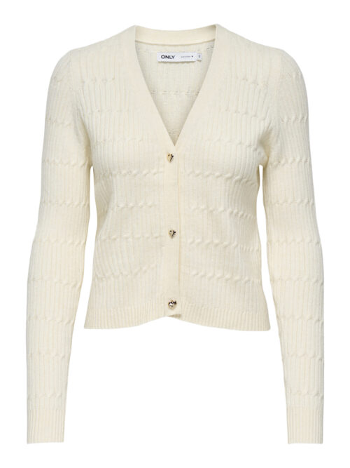 only ONLKATIA LS CABLE V-NECK CARDI KNT