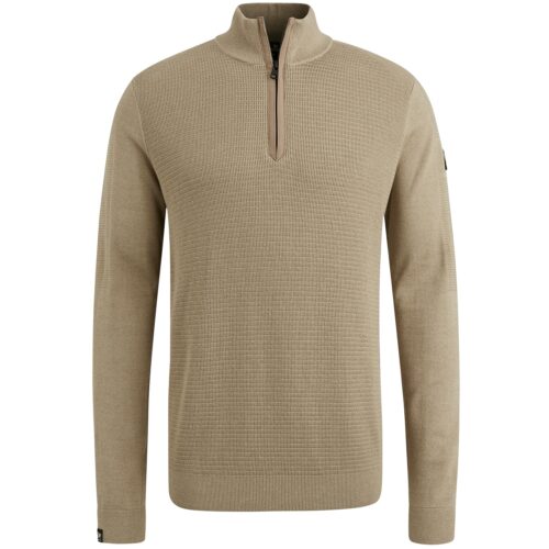 Vanguard Half zip collar cotton modal mouli
