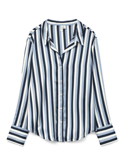 Vero Moda VMBLAISE L/S V-NECK SHIRT WVN BTQ