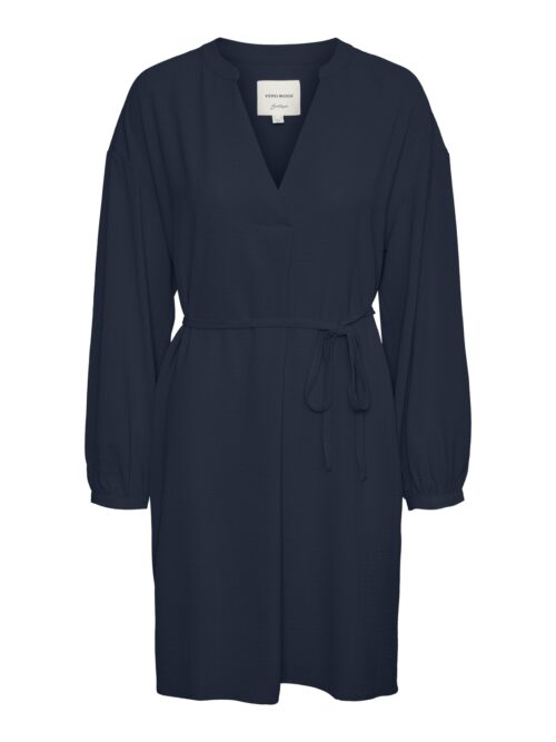 Vero Moda VMVALERIE L/S VNECK ABK DRESS WVN B