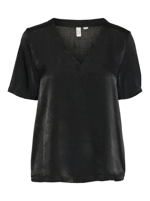 Vero Moda VMVIFIA S/S V-NECK TOP WVN BTQ