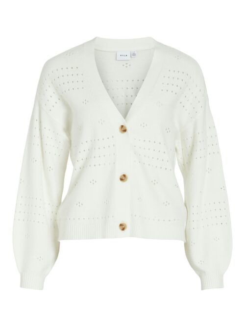 VILA VIRIL V-NECK L/S KNIT CARDIGAN - NO