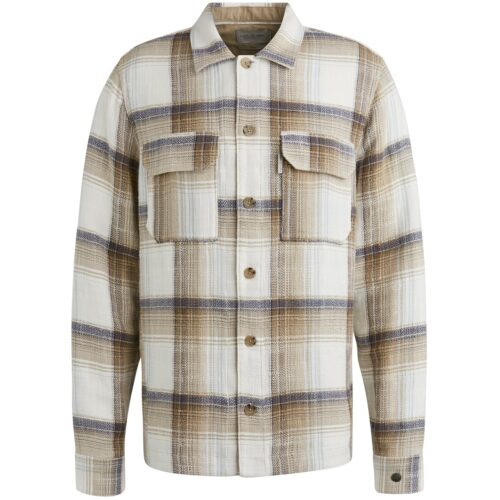 Cast Iron Long Sleeve Shirt Slub Check