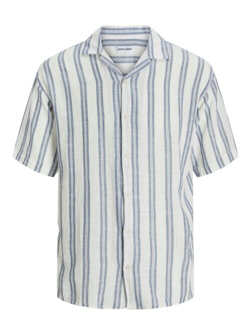 JACK & JONES JJEENZO STRIPE RESORT SHIRT SS SN