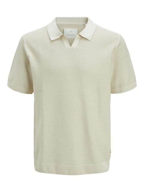 JACK & JONES JPRCCEASTON KNIT SPLIT NECK SS SN