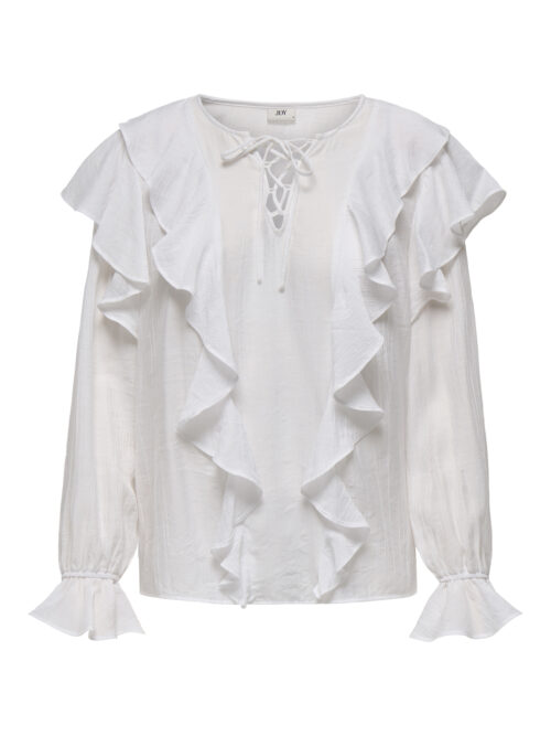 JDY JDYBETH L/S FRILL TOP WVN