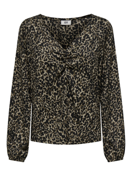 JDY JDYJULIA L/S V-NECK TOP JRS