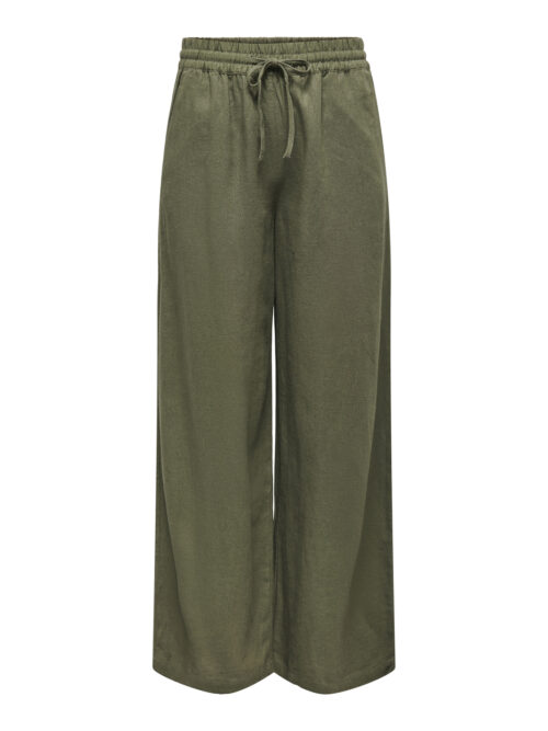 JDY JDYSAY HW LINEN WIDE PANT WVN NOOS