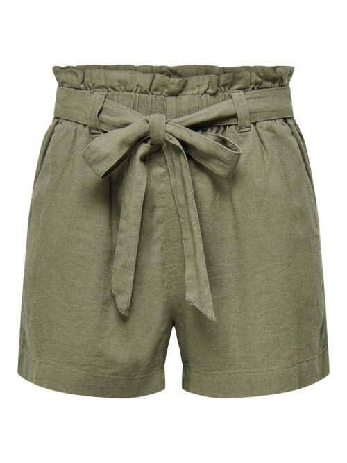 JDY JDYSAY MW LINEN BELT SHORTS WVN NOO