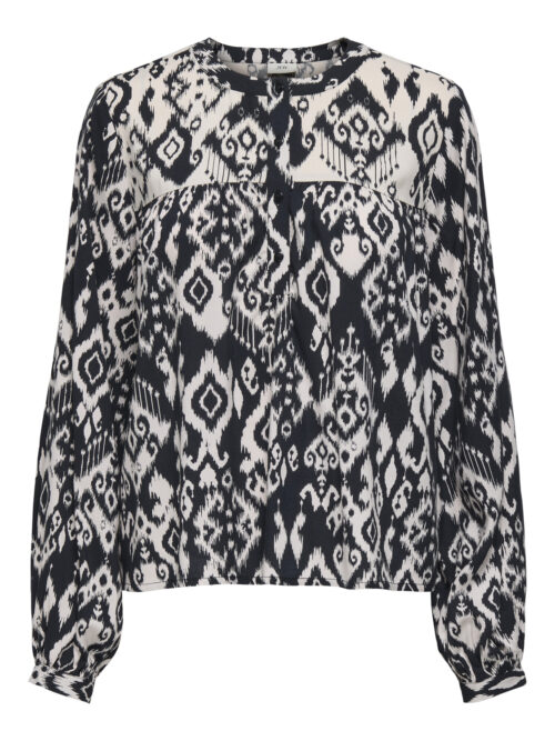 JDY JDYTIGER LIFE L/S TOP WVN