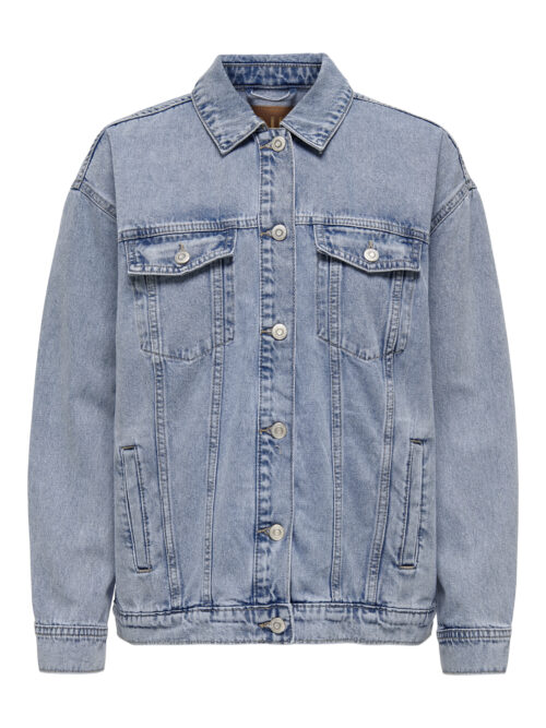 ONLY CARMAKOMA CAROCEAN L/S OVERSIZE JKT DNM NOOS