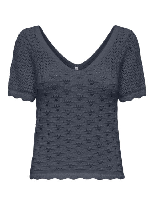 only ONLBECCA LIFE SS V-NECK TOP KNT