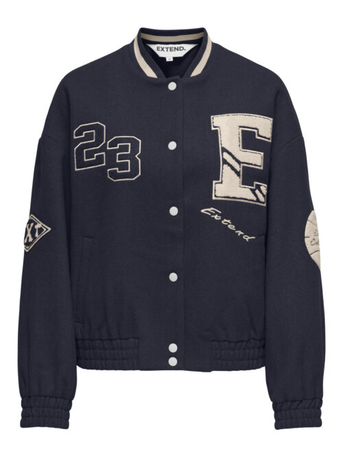 only ONLCHARA L/S BASEBALL JACKET XT PNT
