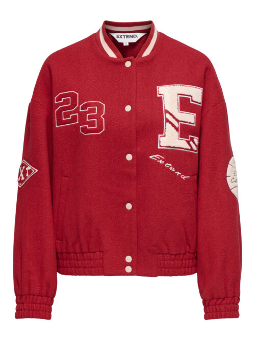 only ONLCHARA L/S BASEBALL JACKET XT PNT