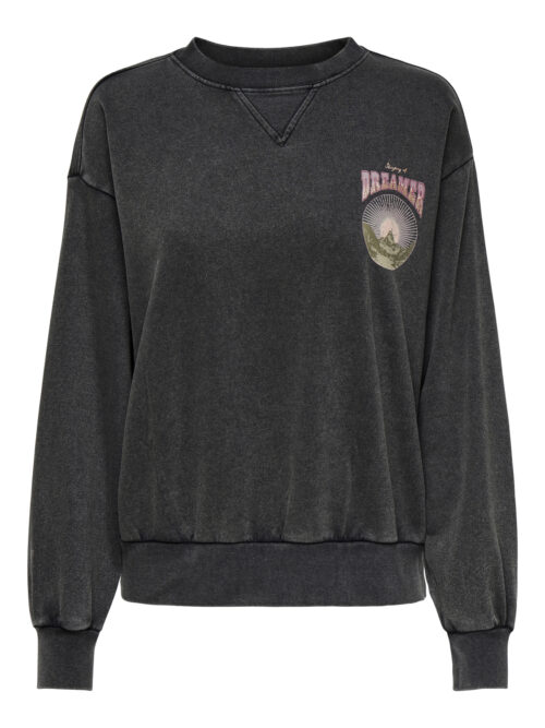 only ONLLUCINDA L/S MOUNTAIN O-NECK BOX