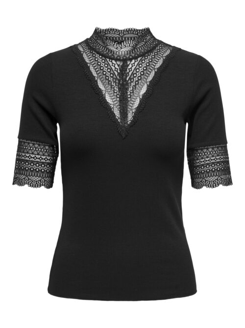 only ONLTILDE HIGHNECK S/S TOP JRS NOOS