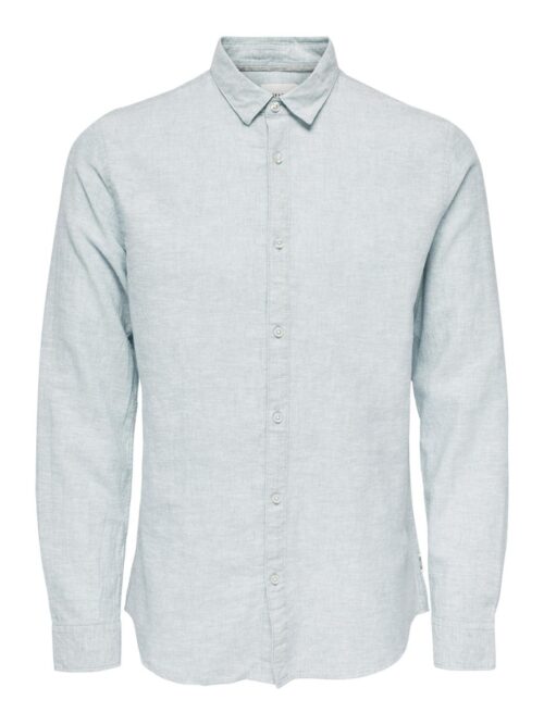 ONLY & SONS ONSCAIDEN LIFE LS SOLID LINEN SHIRT