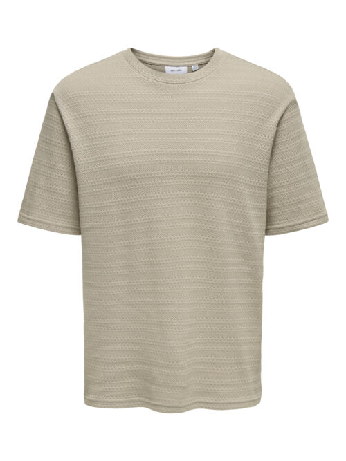 ONLY & SONS ONSGIVO REG 12 SS CREW KNIT NOOS