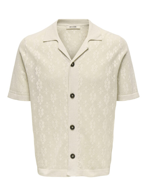 ONLY & SONS ONSKEN LIFE REG 12 SS SHIRT KNIT