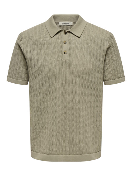 ONLY & SONS ONSMOON REG 12 SS POLO KNIT