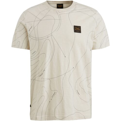 PME Short sleeve r-neck slub jersey pa
