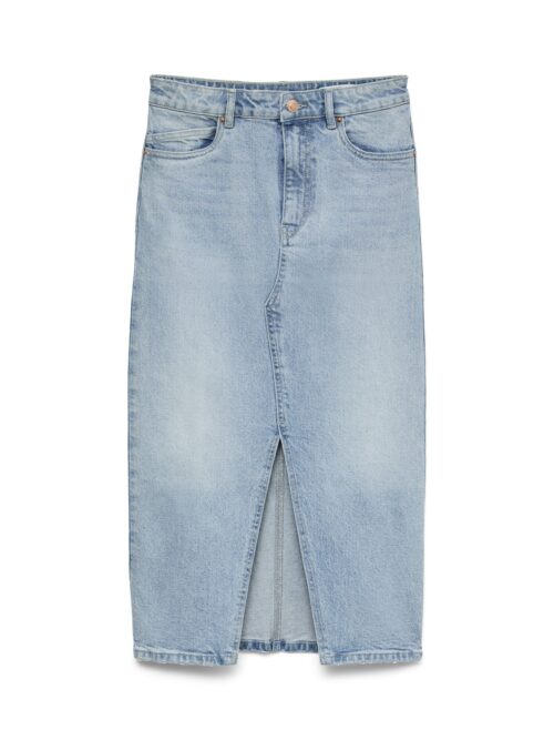 Vero Moda VMVERI HR CALF DENIM SKIRT GA MIX N